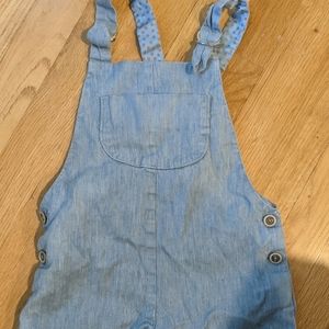 Zara overall shorts